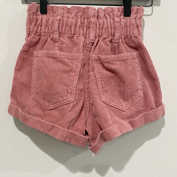 PACSUN Blush Corduroy Paperbag Mom Shorts High Waist Size XS - Picture 6 of 11